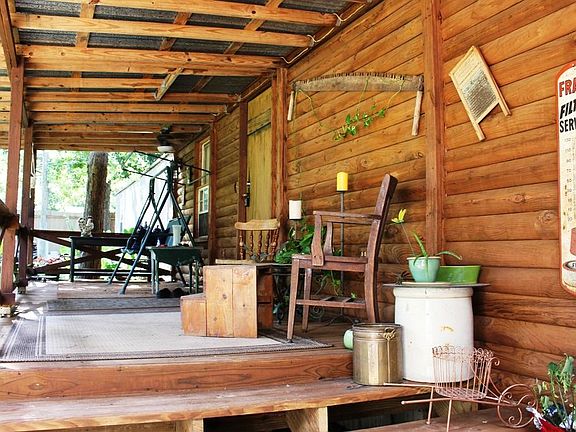 View of front porch