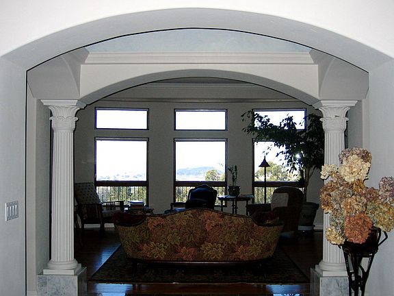 Entry to living room.