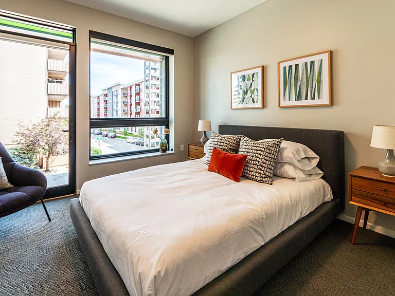 Carpeted Bedroom