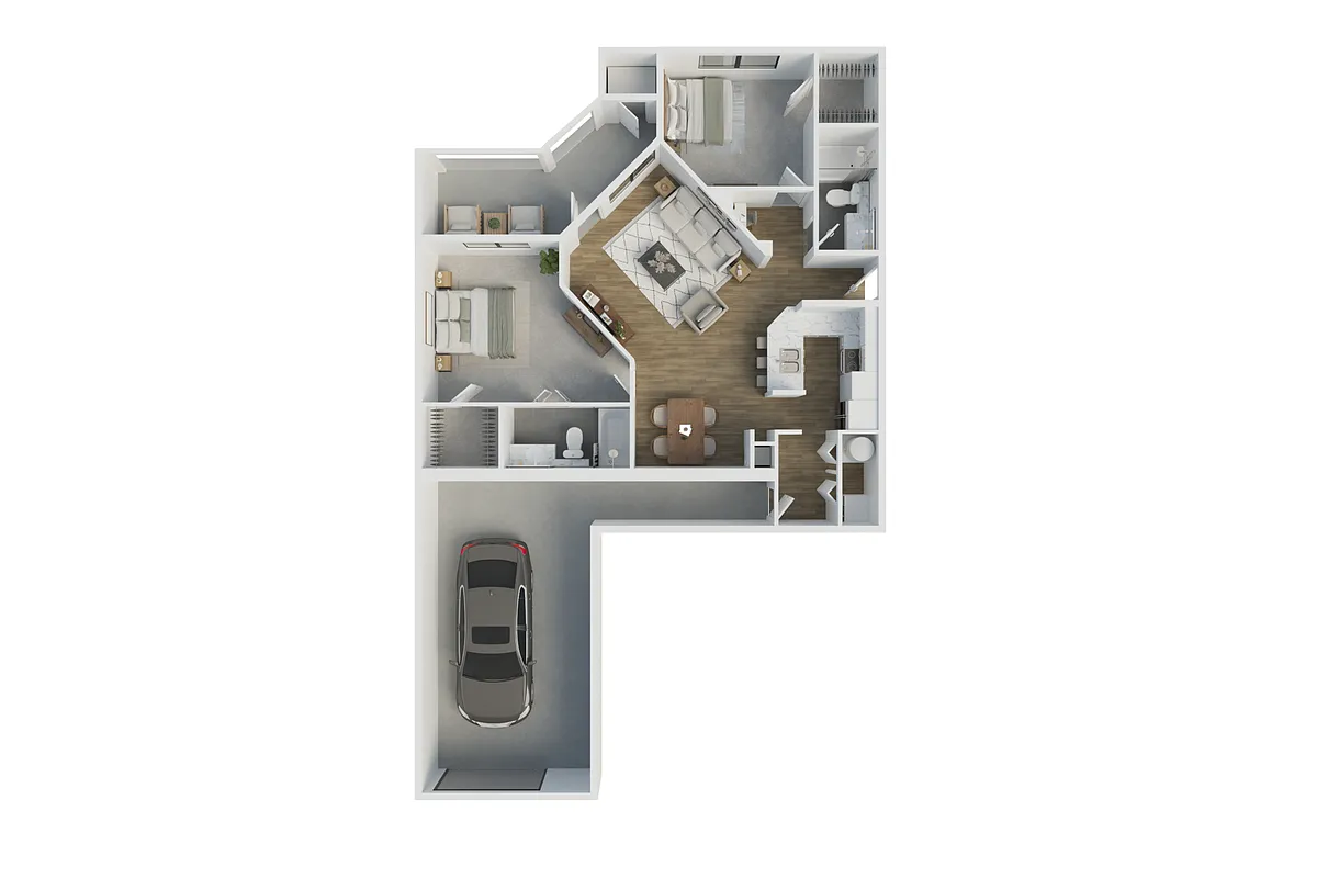 Floor plan B3G