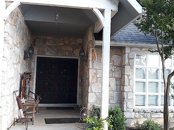 Front entrance, double door