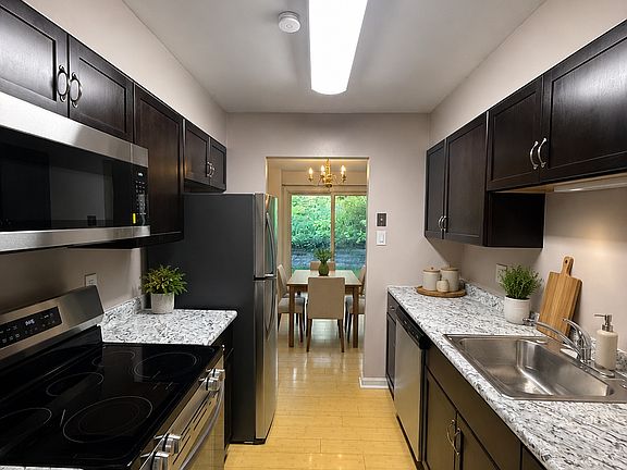 Kitchen with new appliances