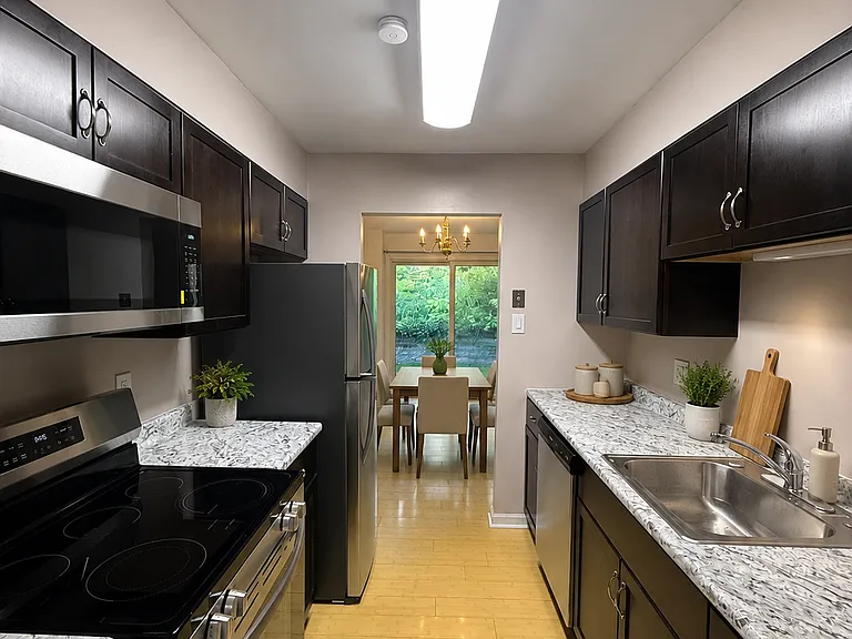 Kitchen with new appliances
