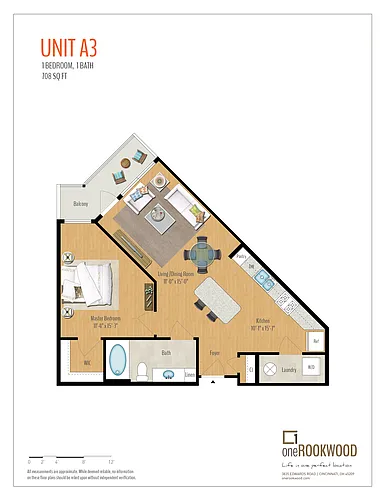 Floor plan 1Bd/1Ba