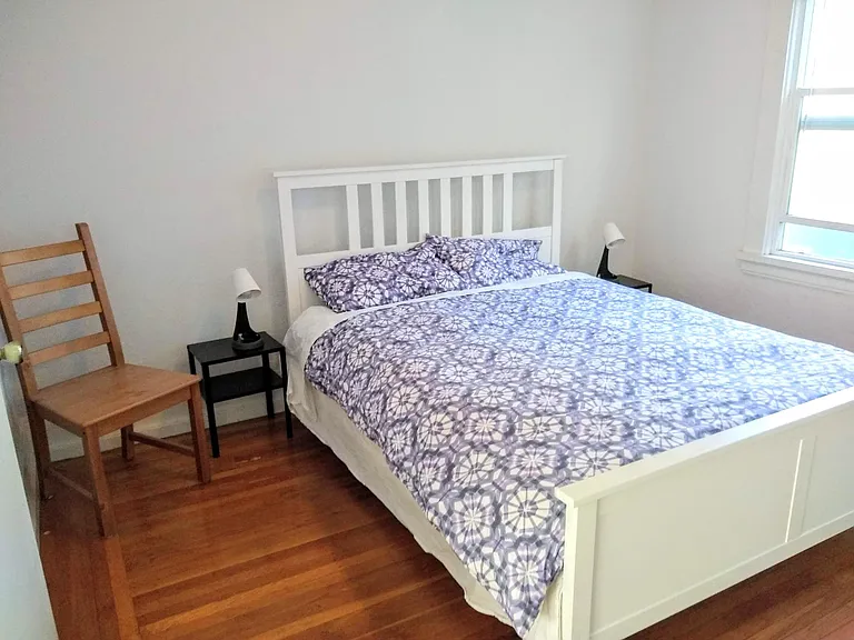 bedroom off dining room (with attached bathroom)