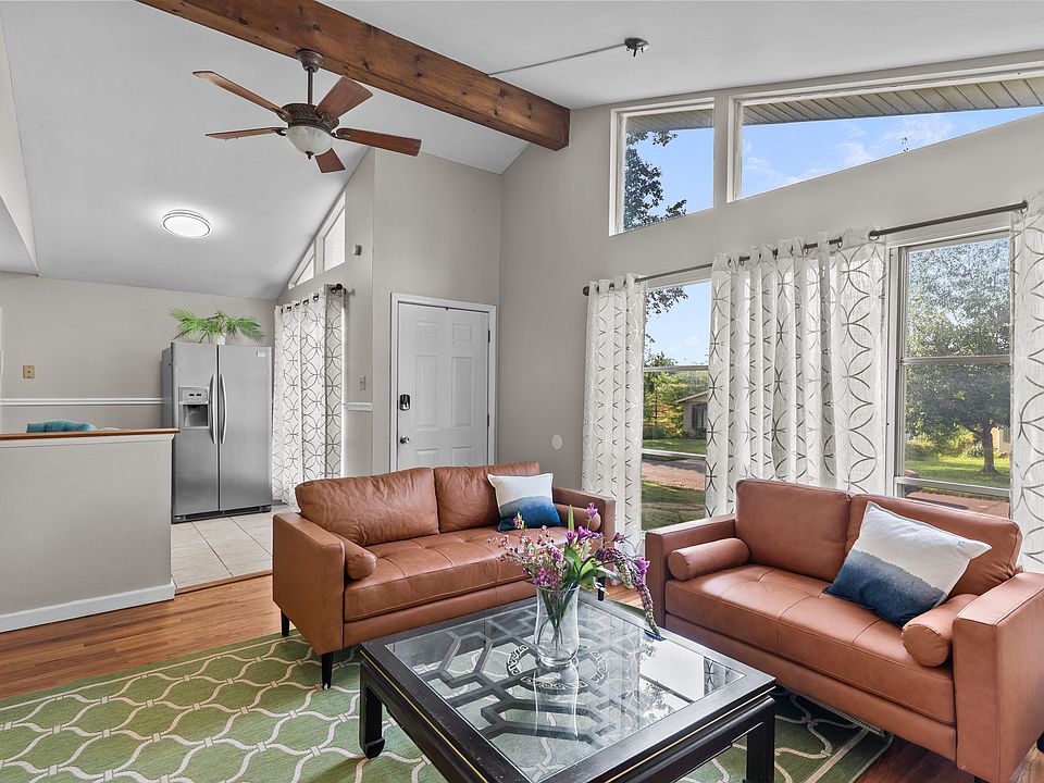 bright living room with big windows