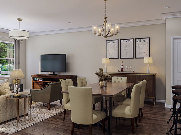 Forest Lake Townes Plan 1 Dining Room