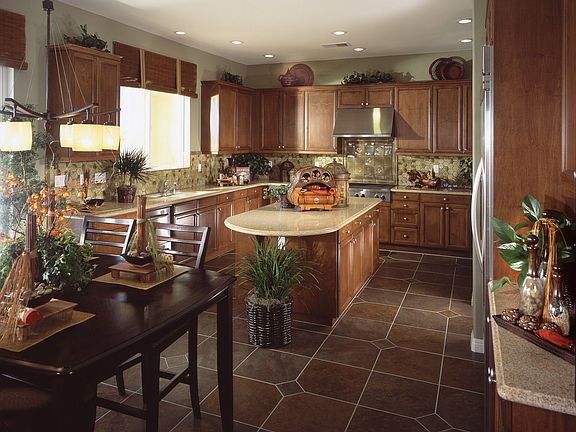 Kitchen of model home