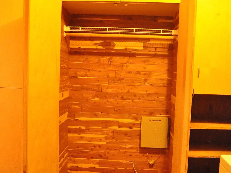 Oversized cedar storage