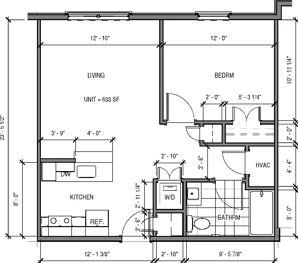 1 Bedroom 1 Bedroom