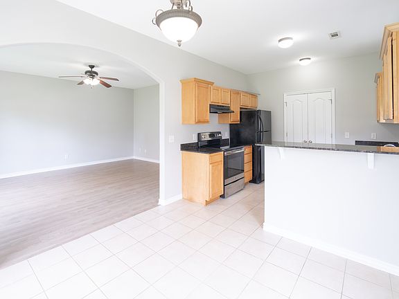 Kitchen, Dining, and Living Room