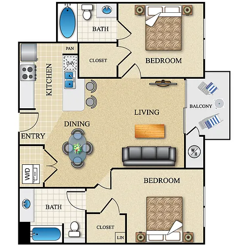 Floor plan Plan J