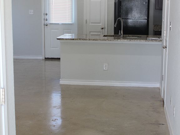 Living room with open kitchen