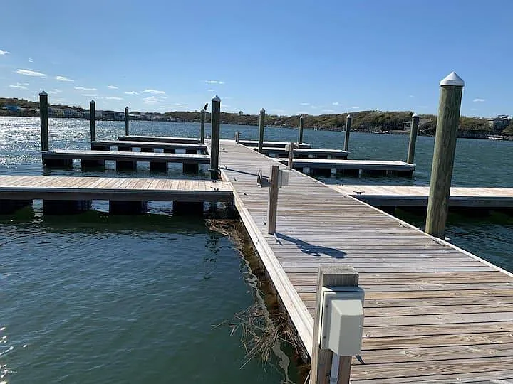 Community dock.