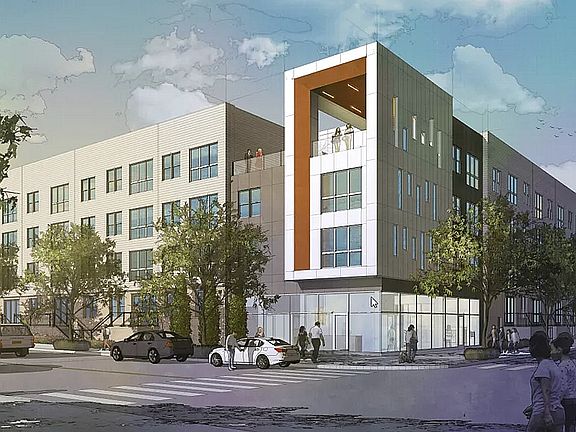 central exterior rendering