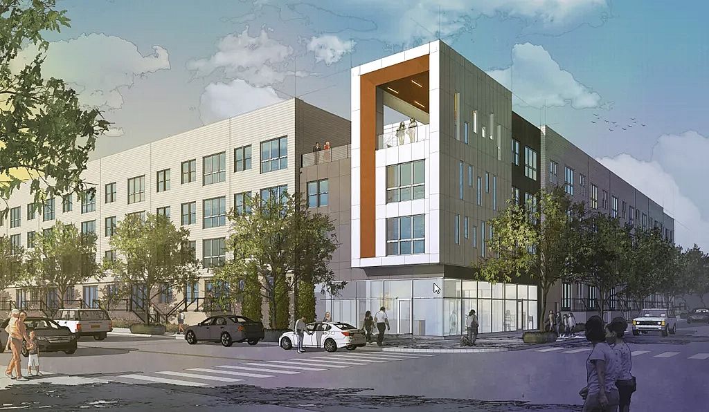 central exterior rendering
