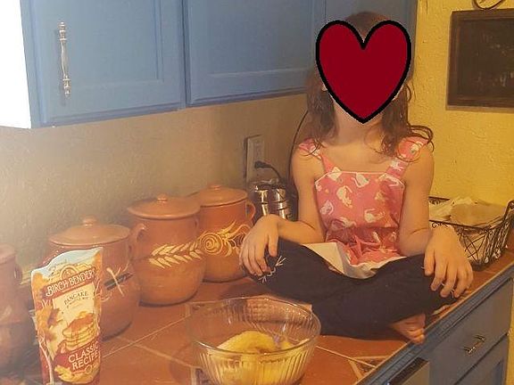 remodeled kitchen, child not included :)