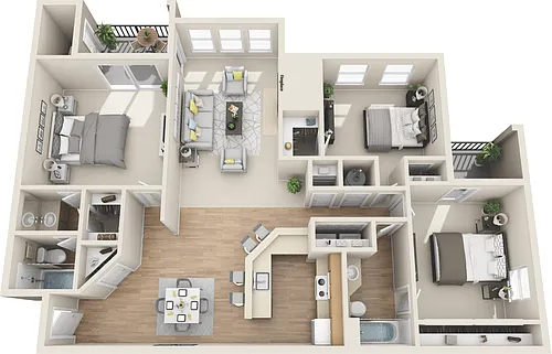 Floor plan The Huntington