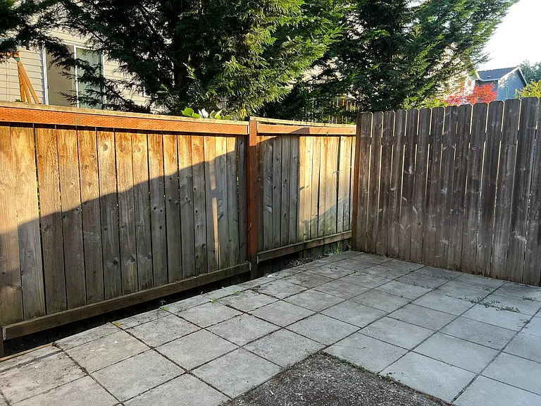 Private patio