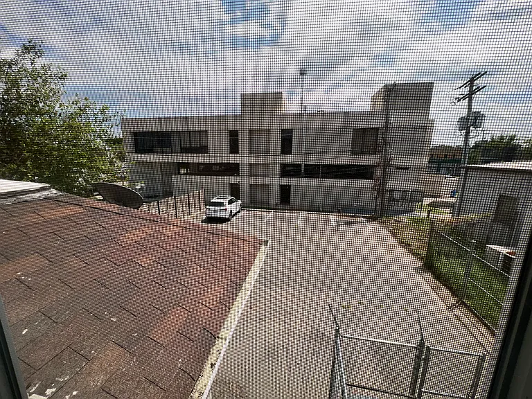 Parking lot in back
