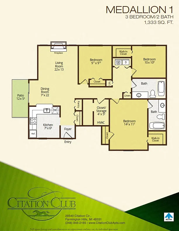 Floor plan Medallion 1