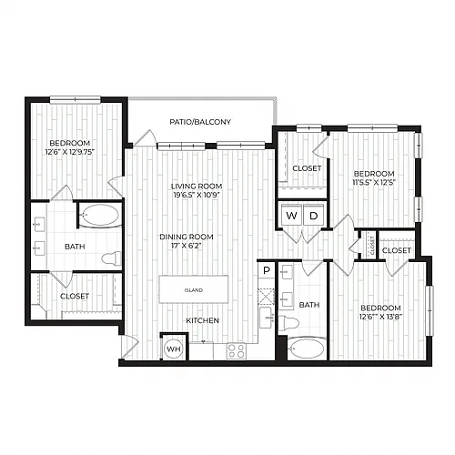 Floor plan C1.1 ANSI