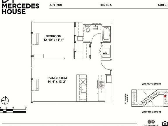 2nd image of 550 W 54th St APT 708