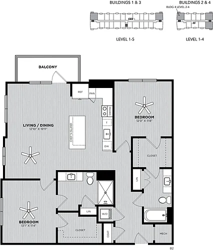 Floor plan B2