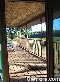 Deck off back