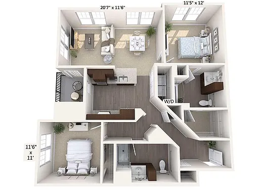 Floor plan B3-AC