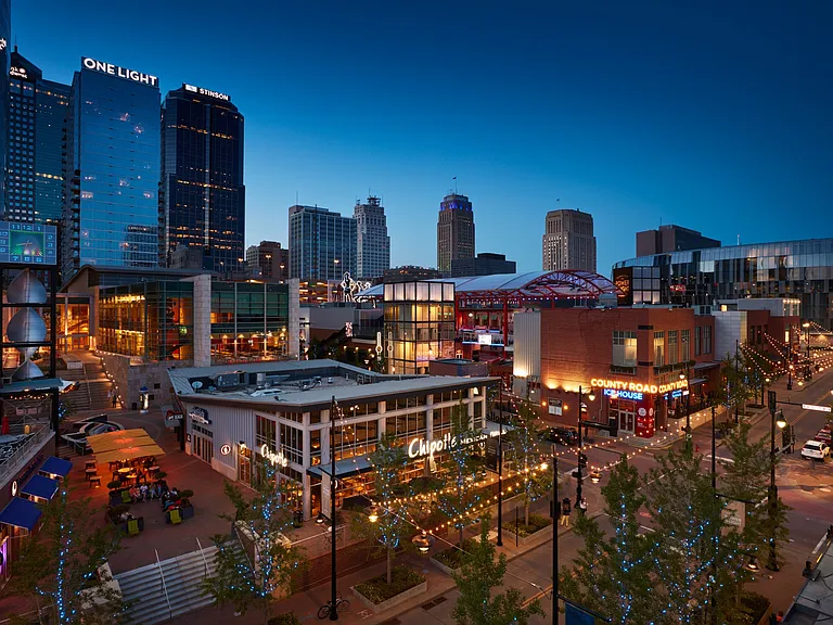 Receive VIP treatment to the Power & Light District at Three Light Luxury Apartments