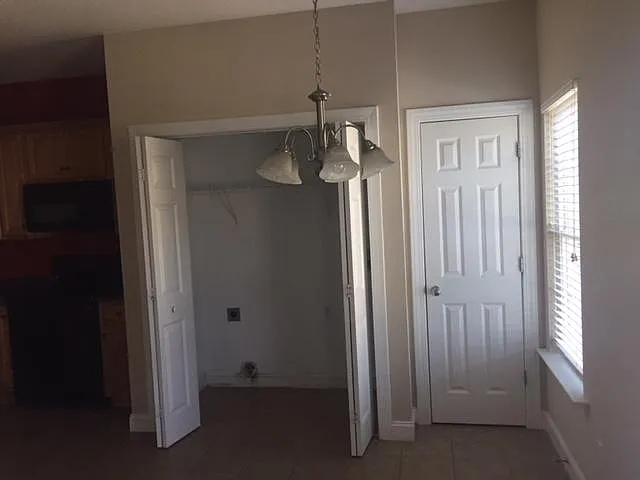 Laundry closet