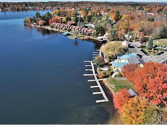 Aerial view of the property