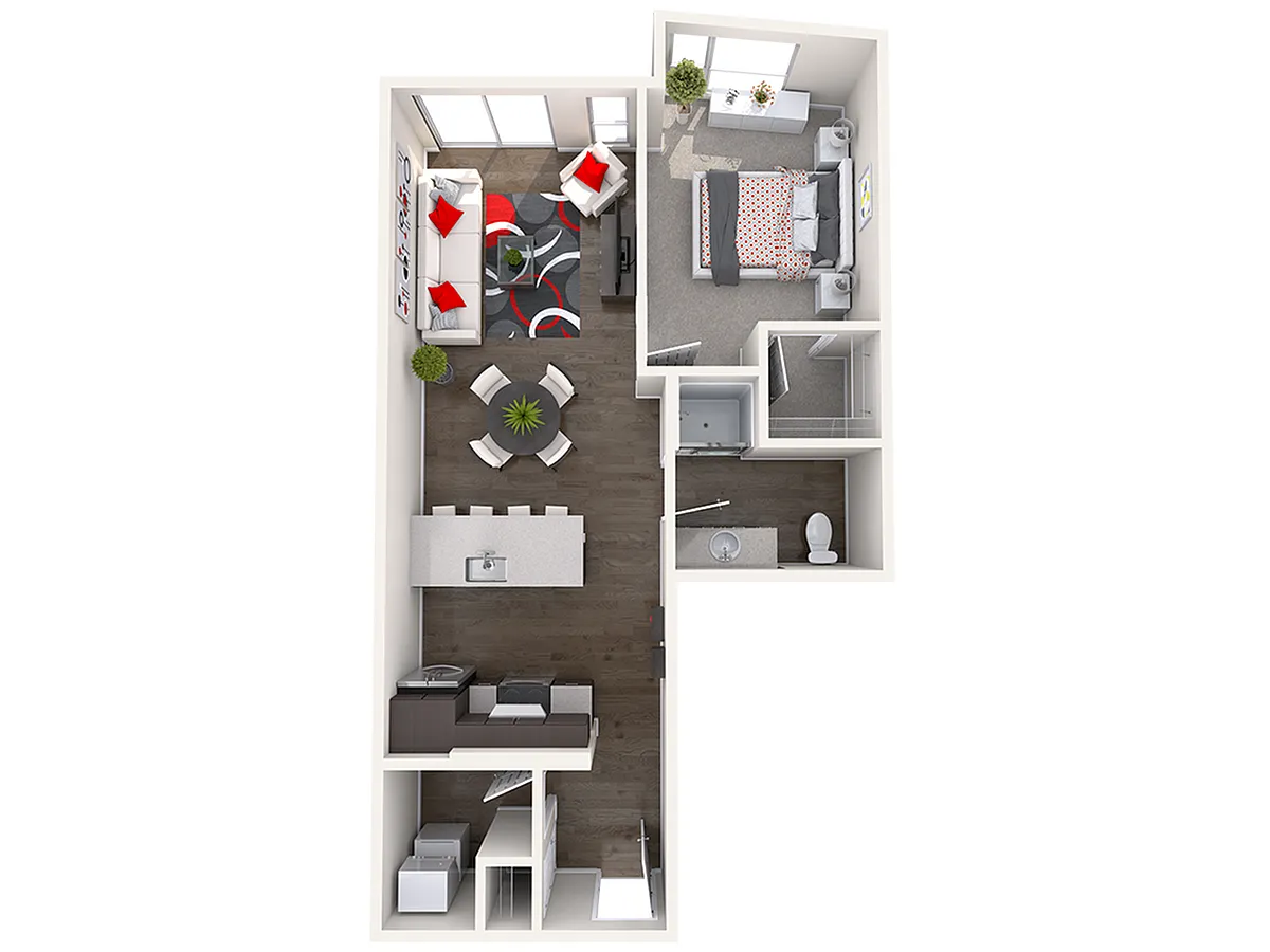 Floor plan B5 1X1