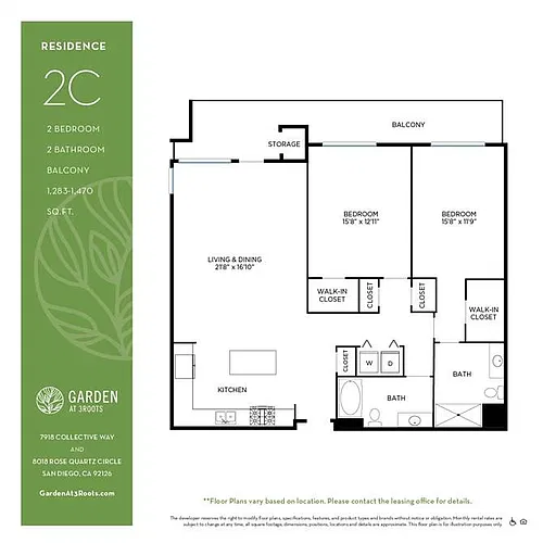 Floor plan 2C