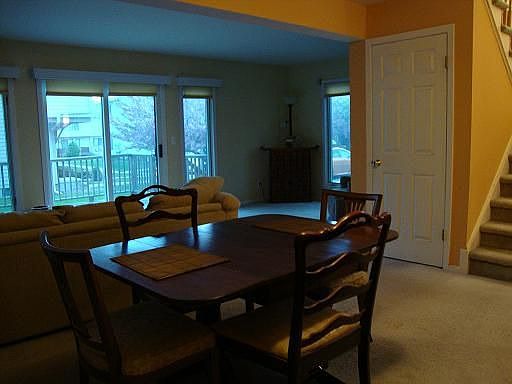 Dining Room & Living Room View