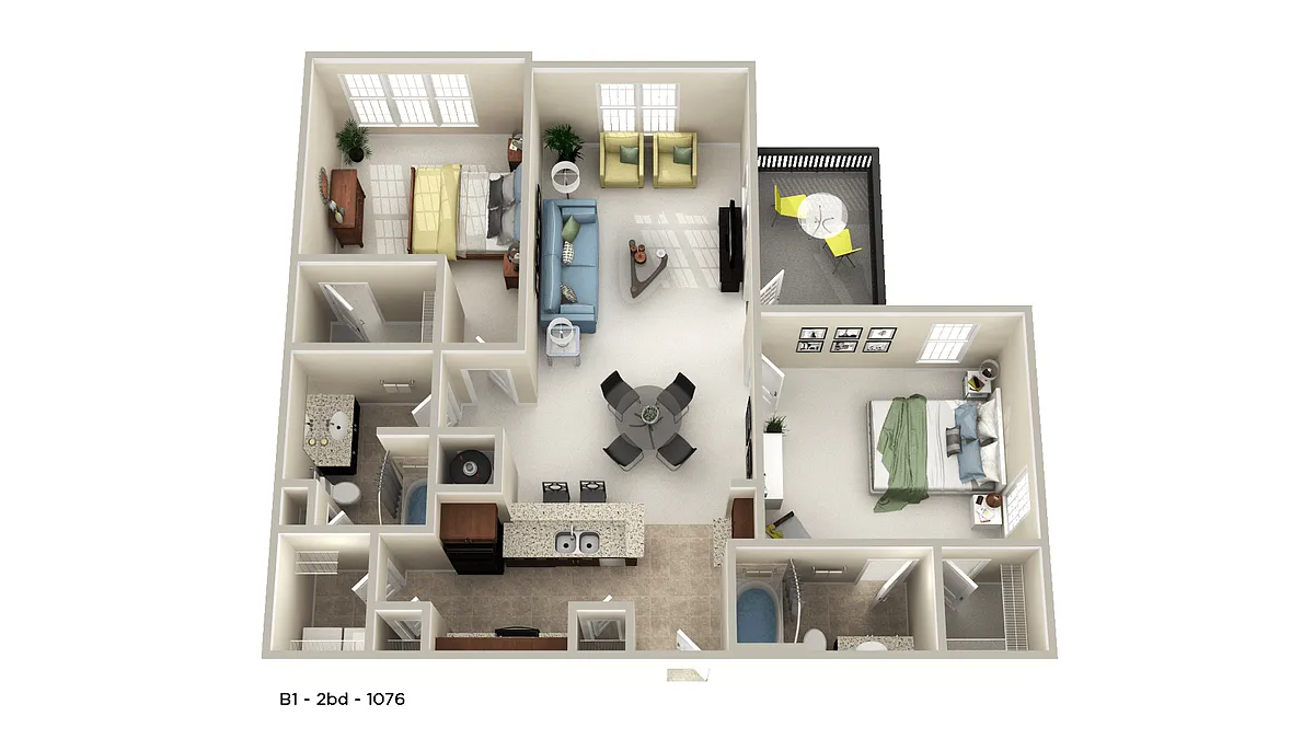 Floor plan B1