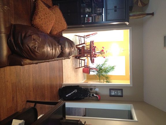 Living room to the Kitchen