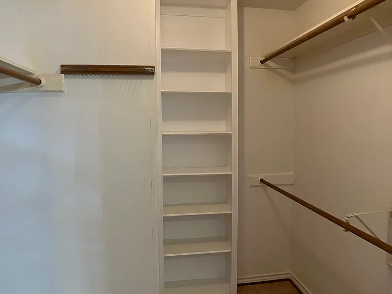 Large walk-in closet, Upstairs