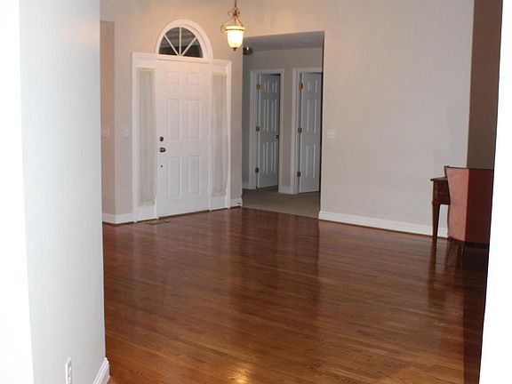 Looking at entry way from family room