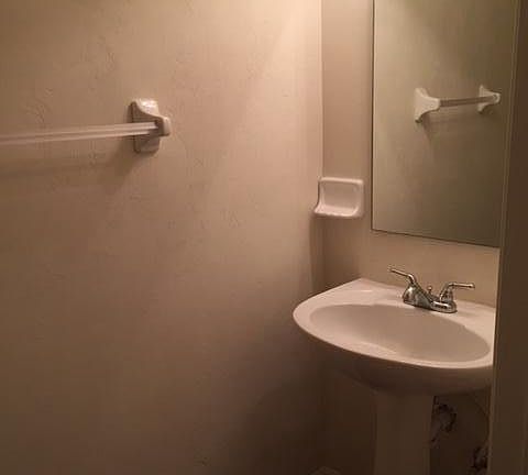 1/2 bathroom downstairs