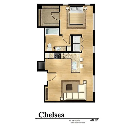 Floor plan Chelsea
