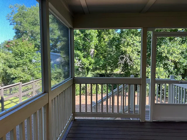 Covered porch- different view