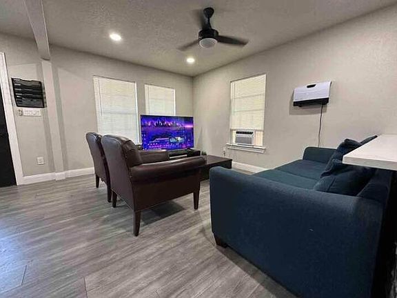 Living room (Disregard heater on wall, house now has central heat)