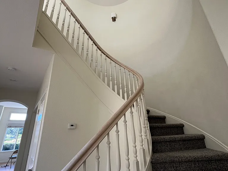 Skylight on top of the stairs