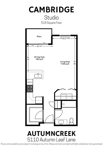 Floor plan Cambridge