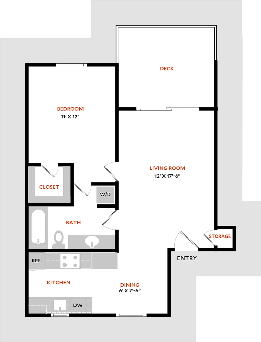 Floor plan Plan 1BR