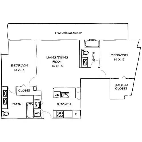 Floor plan Gallery 2C Premier