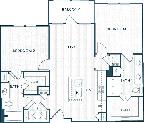 Floor plan B2 Essential Housing