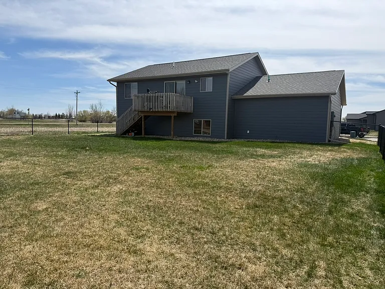 Back of home--